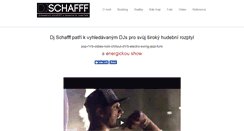 Desktop Screenshot of djschafff.cz