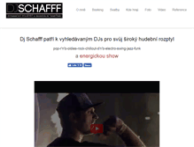 Tablet Screenshot of djschafff.cz